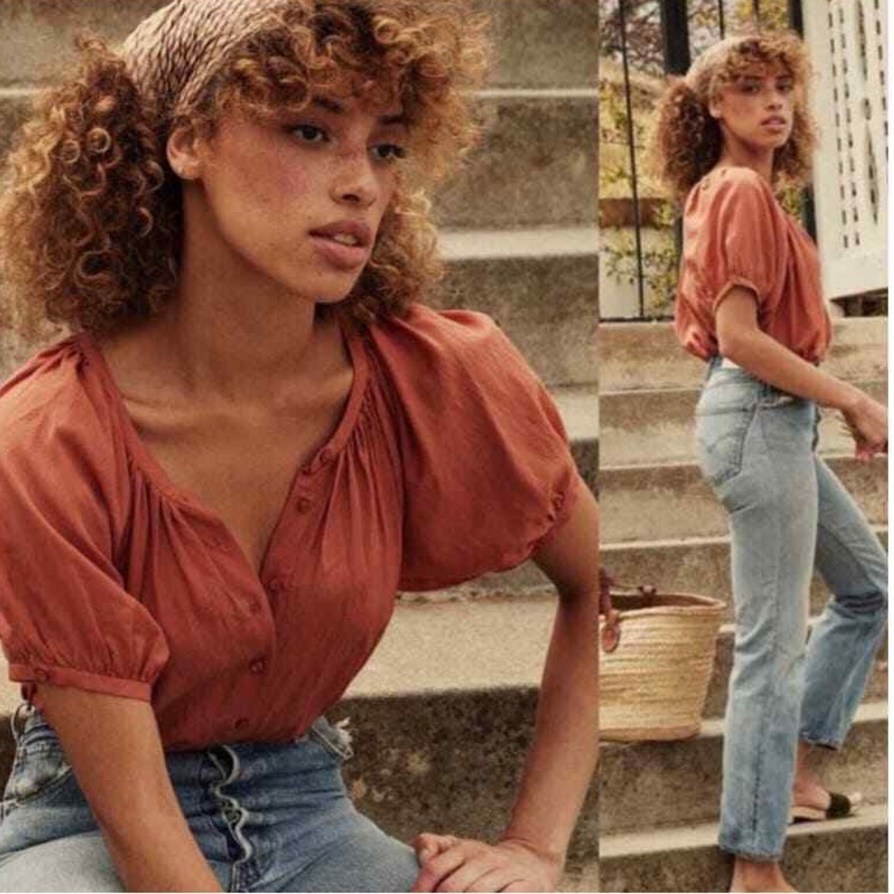 Doen June Top in Tierra - Size XS